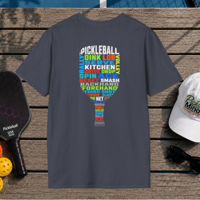 Pickleball Paddle (Back Print)
