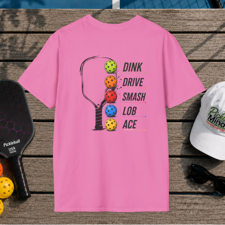 Dink Drive Smash Lob Ace (Back Print)