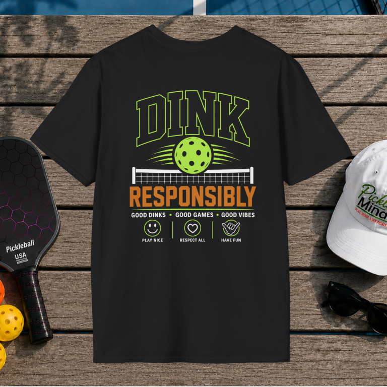 Dink Responsibly (Back Print)