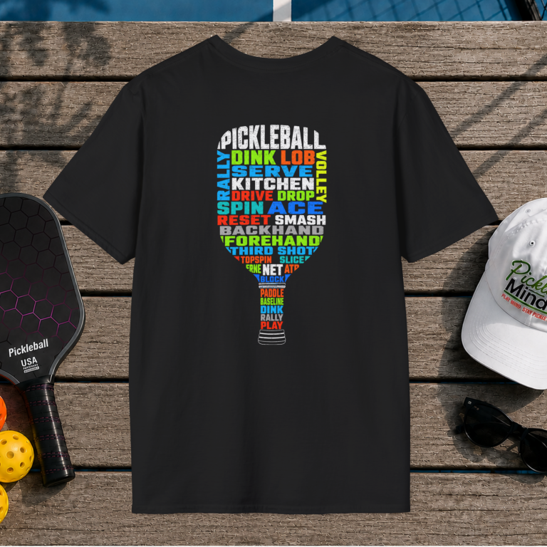 Pickleball Paddle (Back Print)
