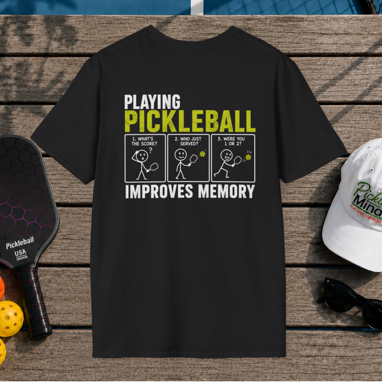 Pickleball Improves Memory (Back Print)