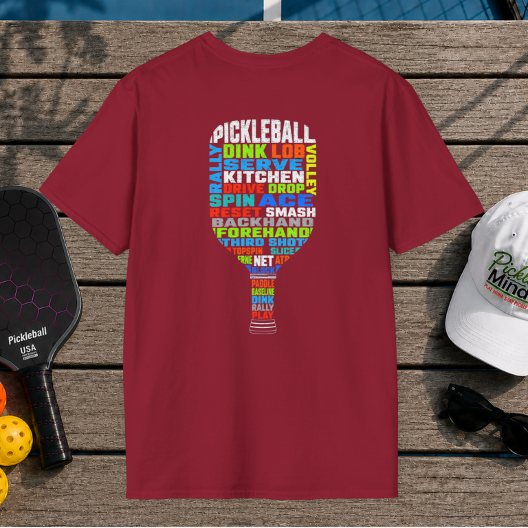 Pickleball Paddle (Back Print)
