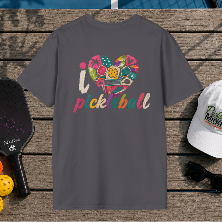 I Love Pickleball (Back Print)