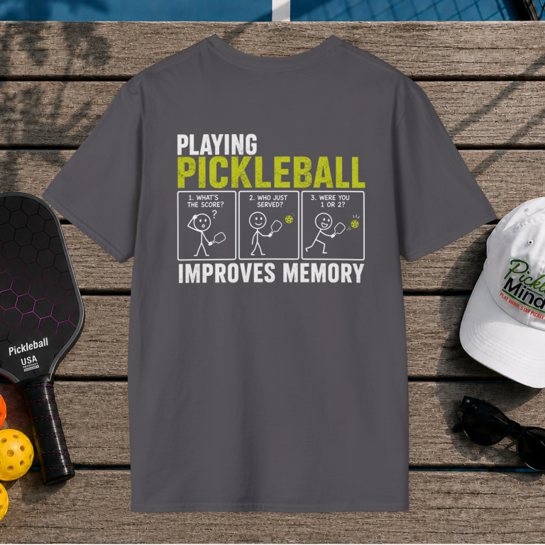 Pickleball Improves Memory (Back Print)