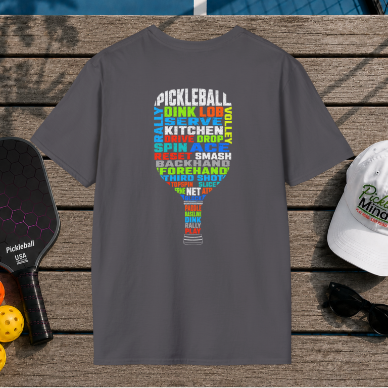 Pickleball Paddle (Back Print)