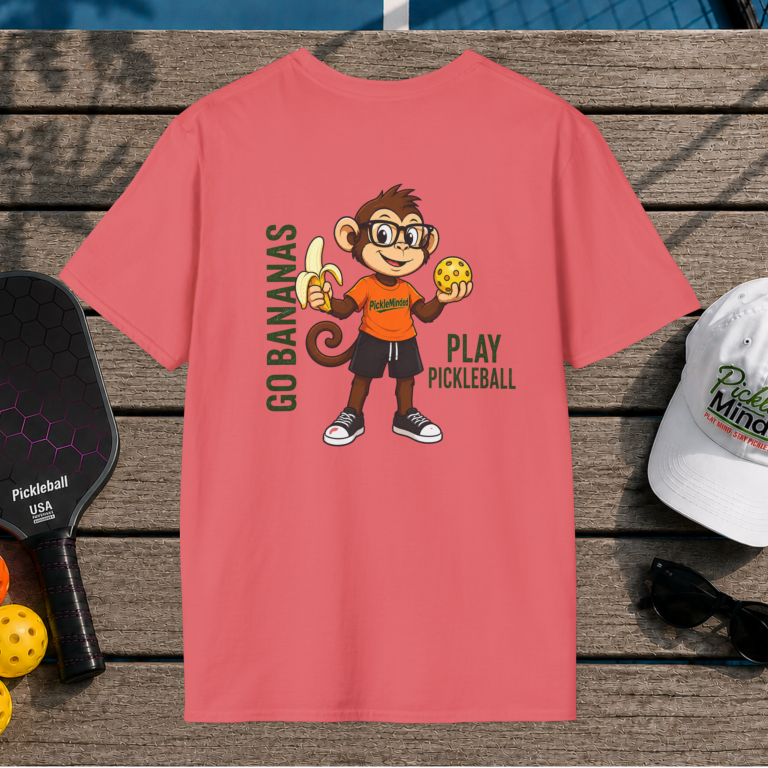 Go Bananas. Play Pickleball. (Back Print)