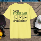 Pickleball Improves Memory (Back Print)