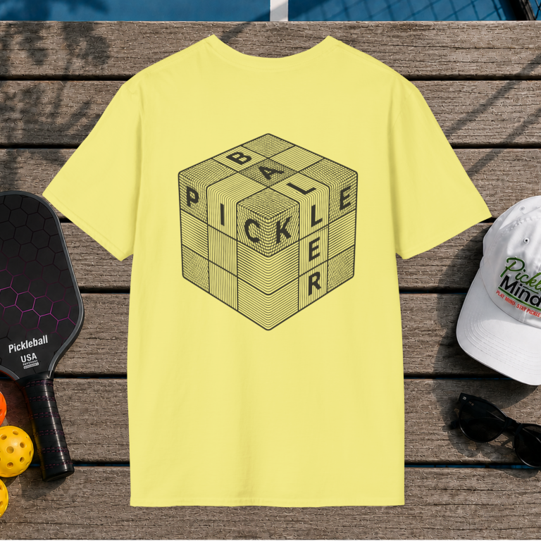 Pickleballer Cube (Back Print)