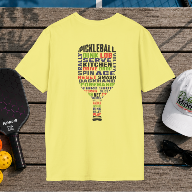 PIckleball Paddle (Back Print)