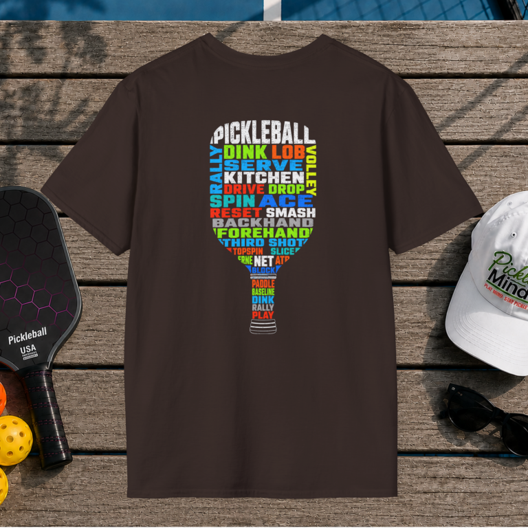 Pickleball Paddle (Back Print)