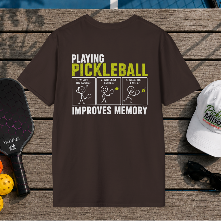 Pickleball Improves Memory (Back Print)