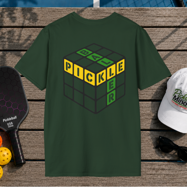 Pickleballer Cube (Back Print)