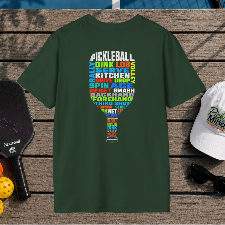 Pickleball Paddle (Back Print)