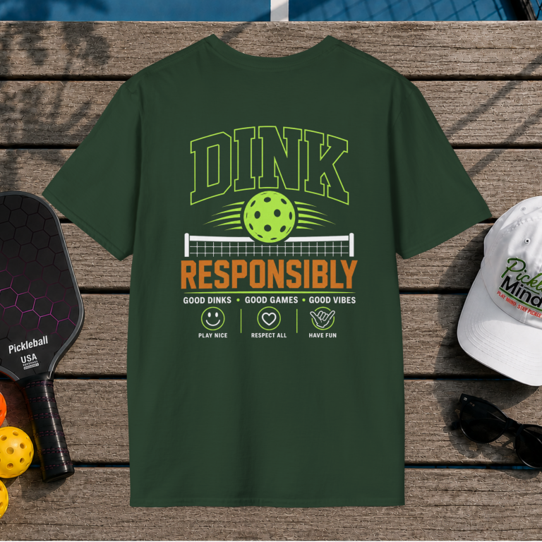 Dink Responsibly (Back Print)