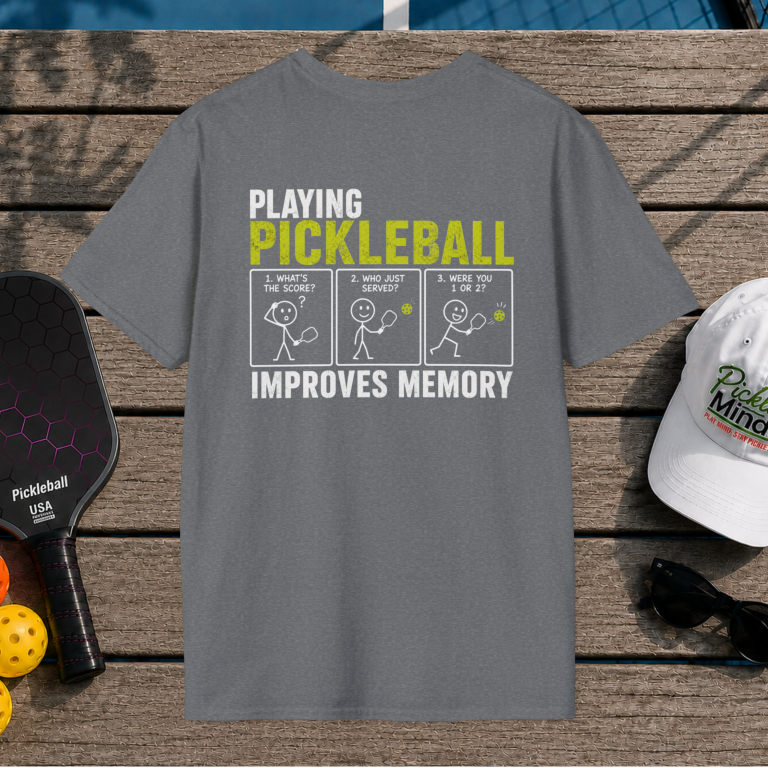 Pickleball Improves Memory (Back Print)