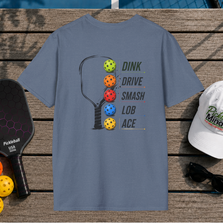 Dink Drive Smash Lob Ace (Back Print)