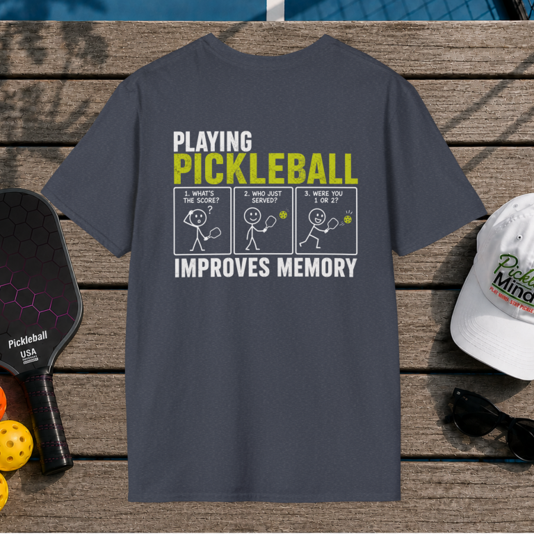 Pickleball Improves Memory (Back Print)