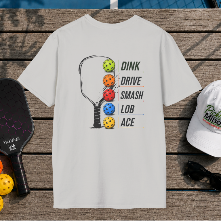 Dink Drive Smash Lob Ace (Back Print)