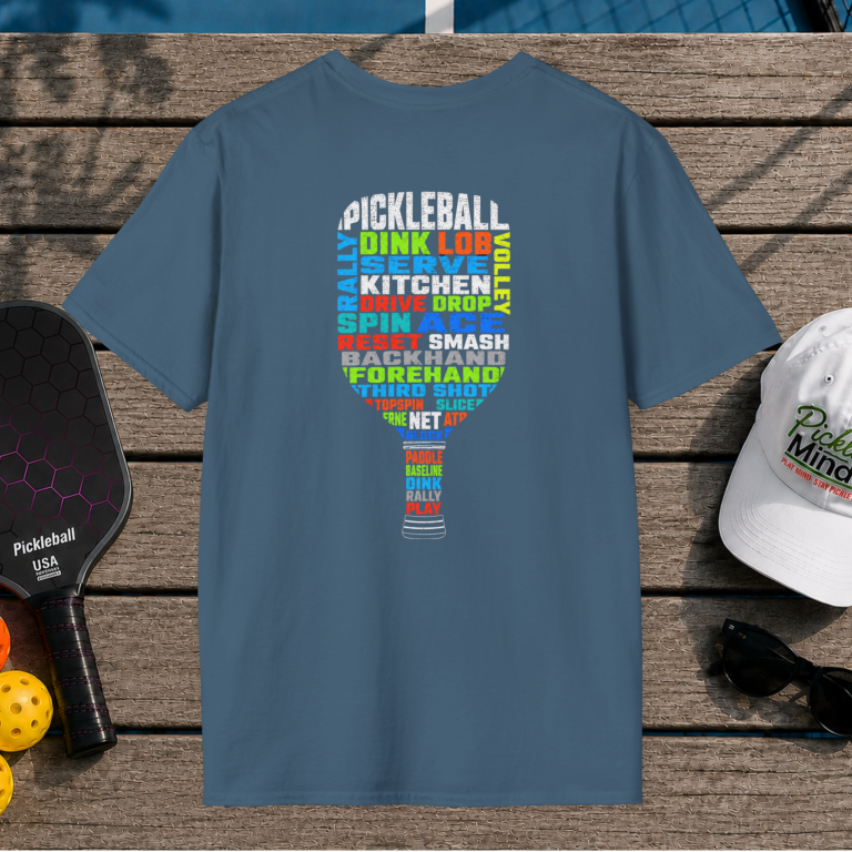 Pickleball Paddle (Back Print)