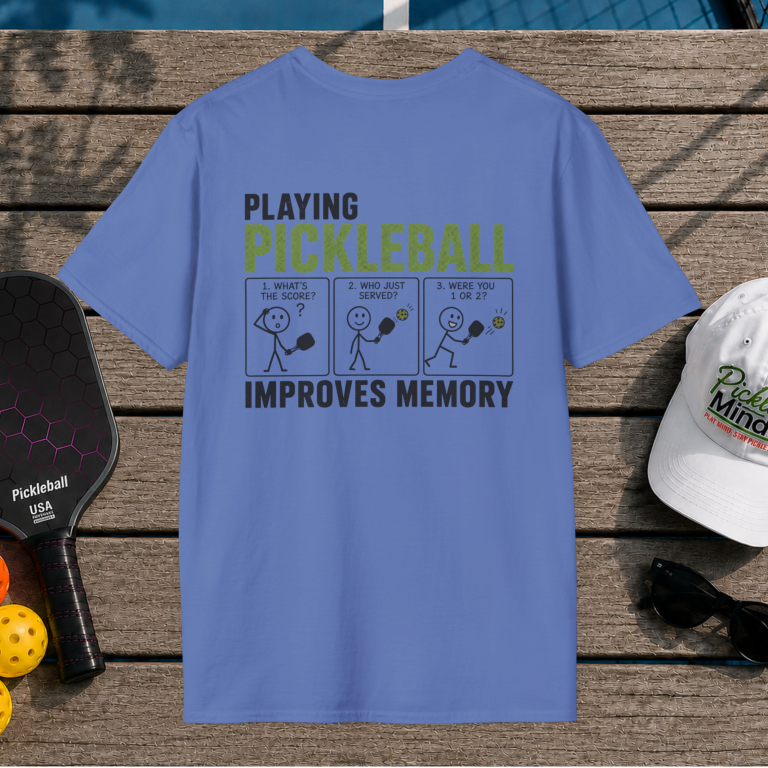 Pickleball Improves Memory (Back Print)