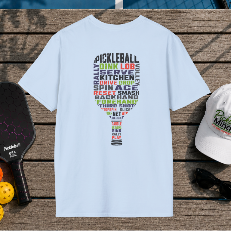PIckleball Paddle (Back Print)