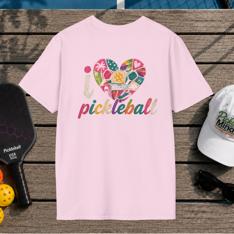 I Love Pickleball (Back Print)