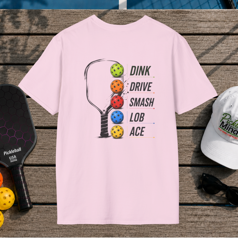 Dink Drive Smash Lob Ace (Back Print)