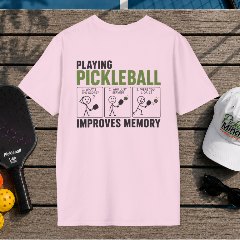 Pickleball Improves Memory (Back Print)