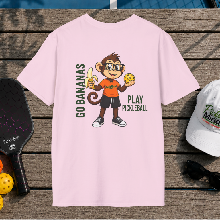 Go Bananas. Play Pickleball. (Back Print)