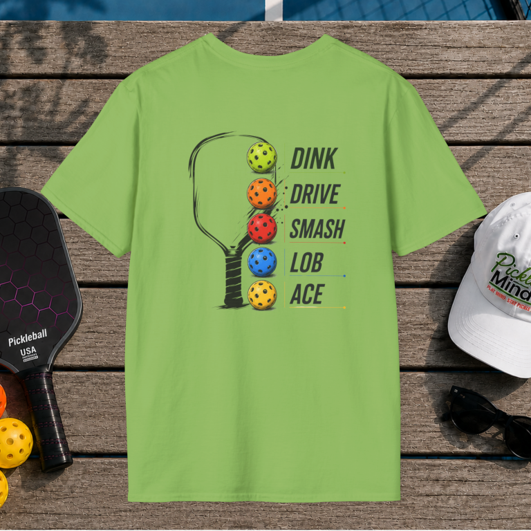 Dink Drive Smash Lob Ace (Back Print)