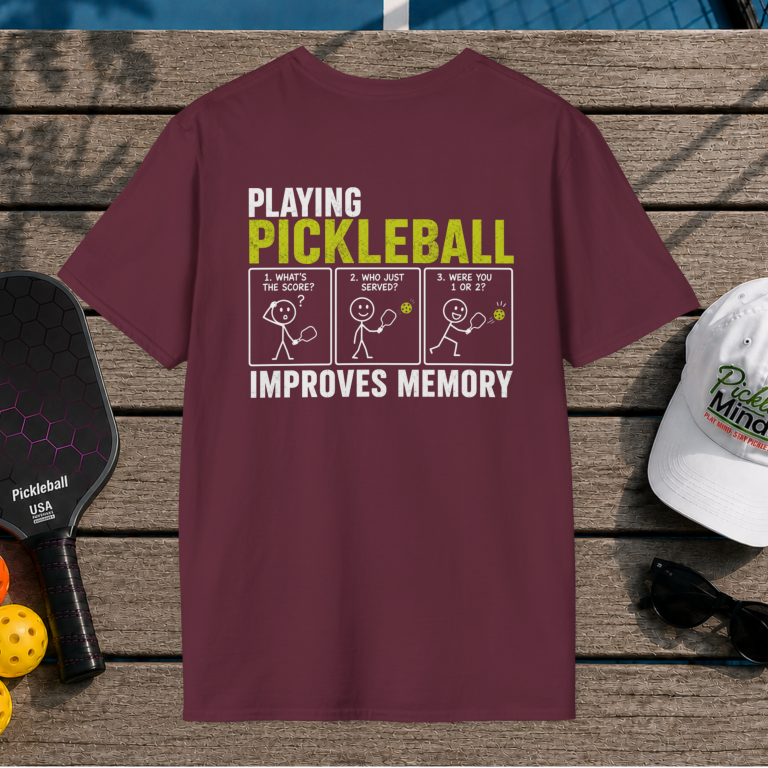 Pickleball Improves Memory (Back Print)