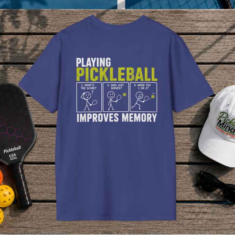 Pickleball Improves Memory (Back Print)