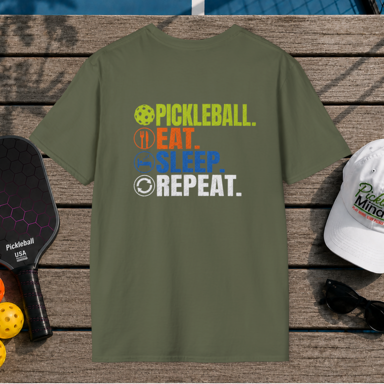 Pickleball.Eat.Sleep.Repeat. (Back Print)