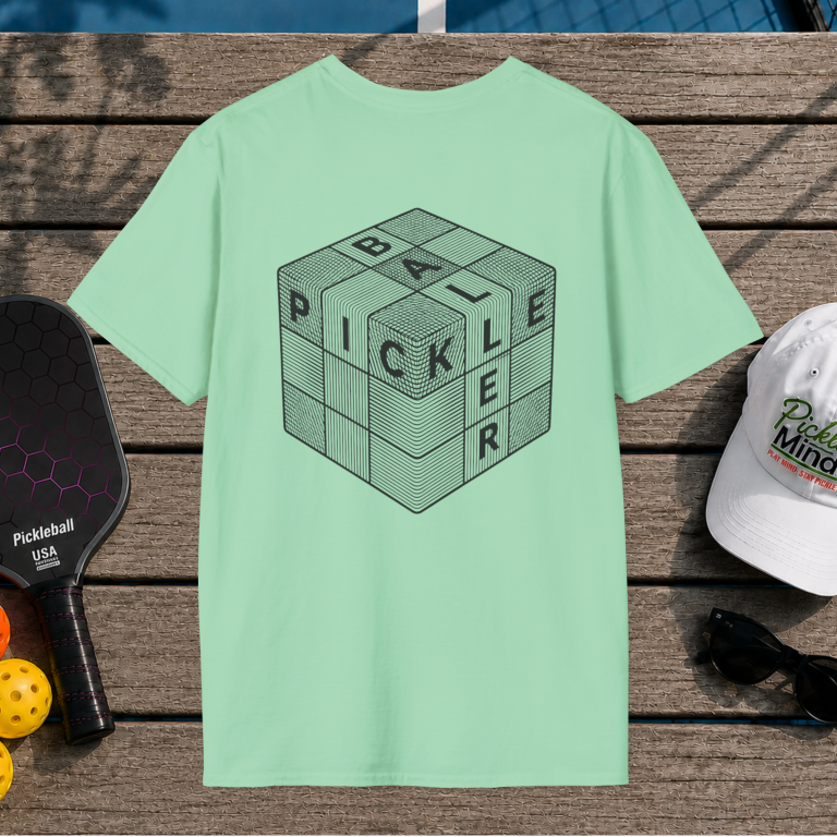 Pickleballer Cube (Back Print)