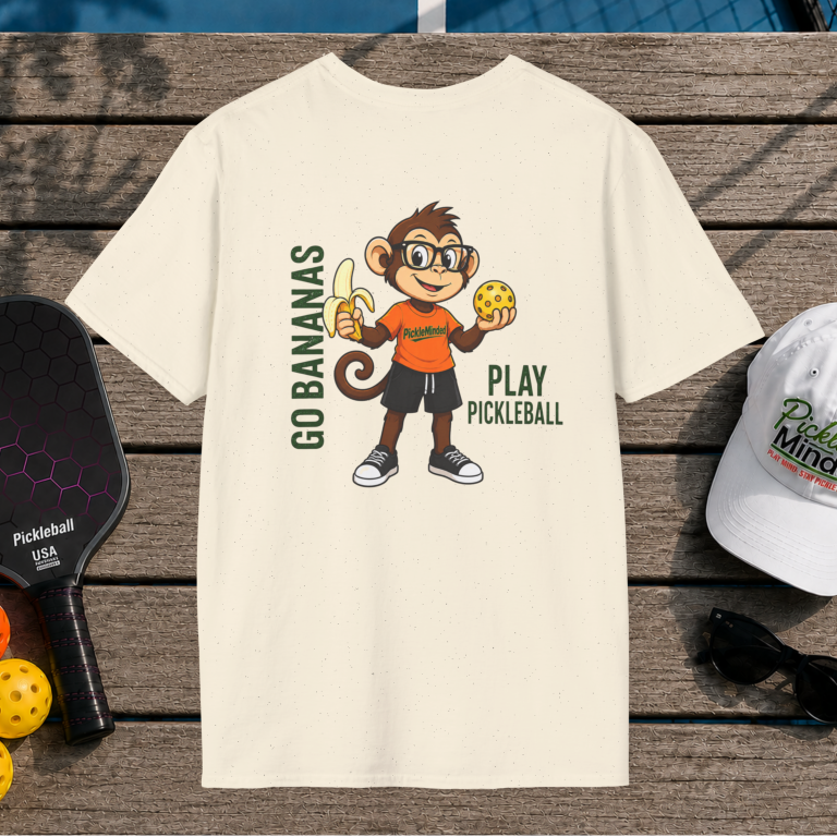 Go Bananas. Play Pickleball. (Back Print)