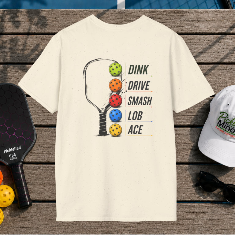 Dink Drive Smash Lob Ace (Back Print)