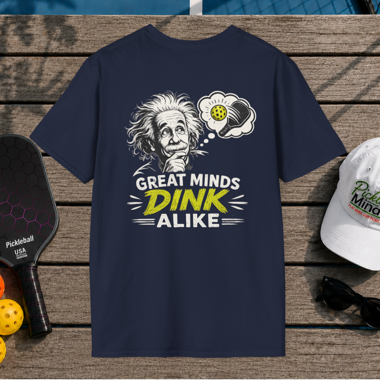 Great Minds Dink Alike (Back Print)