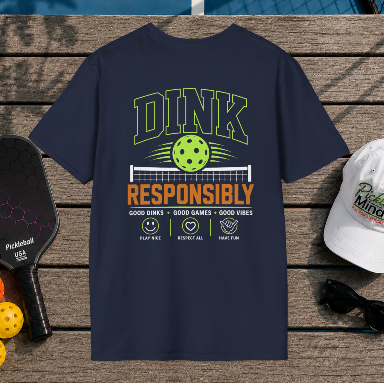 Dink Responsibly (Back Print)