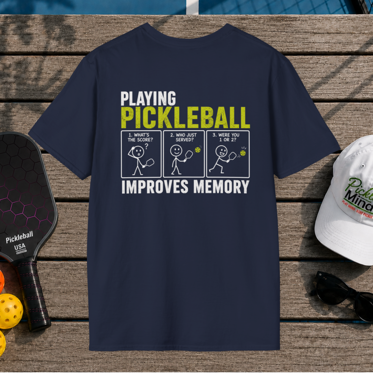 Pickleball Improves Memory (Back Print)