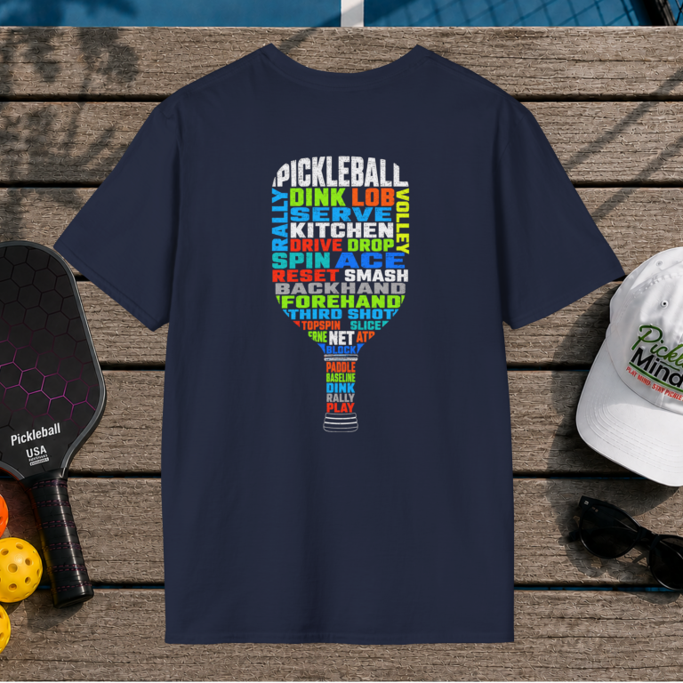 Pickleball Paddle (Back Print)