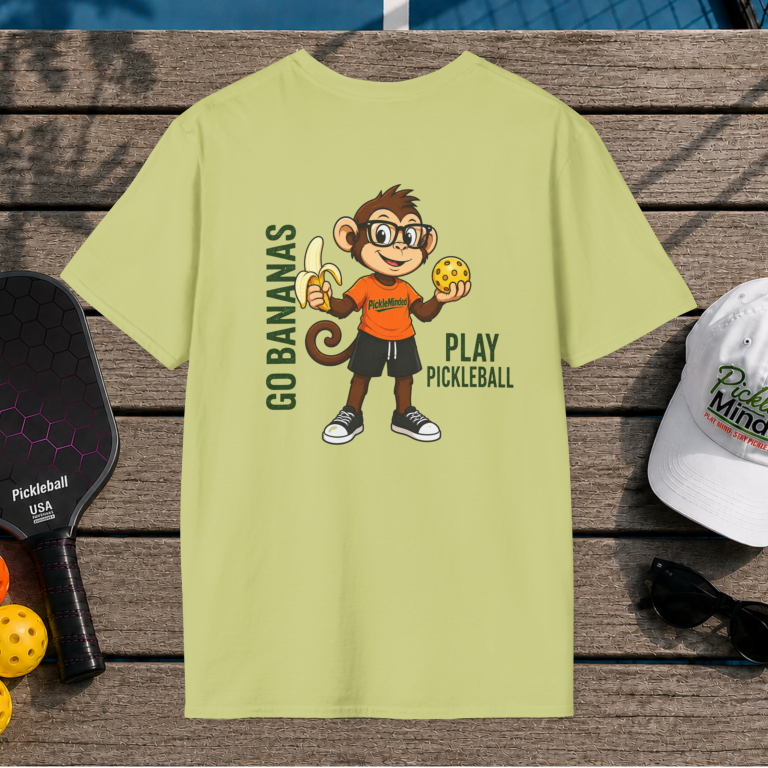 Go Bananas. Play Pickleball. (Back Print)