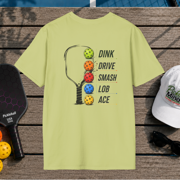 Dink Drive Smash Lob Ace (Back Print)