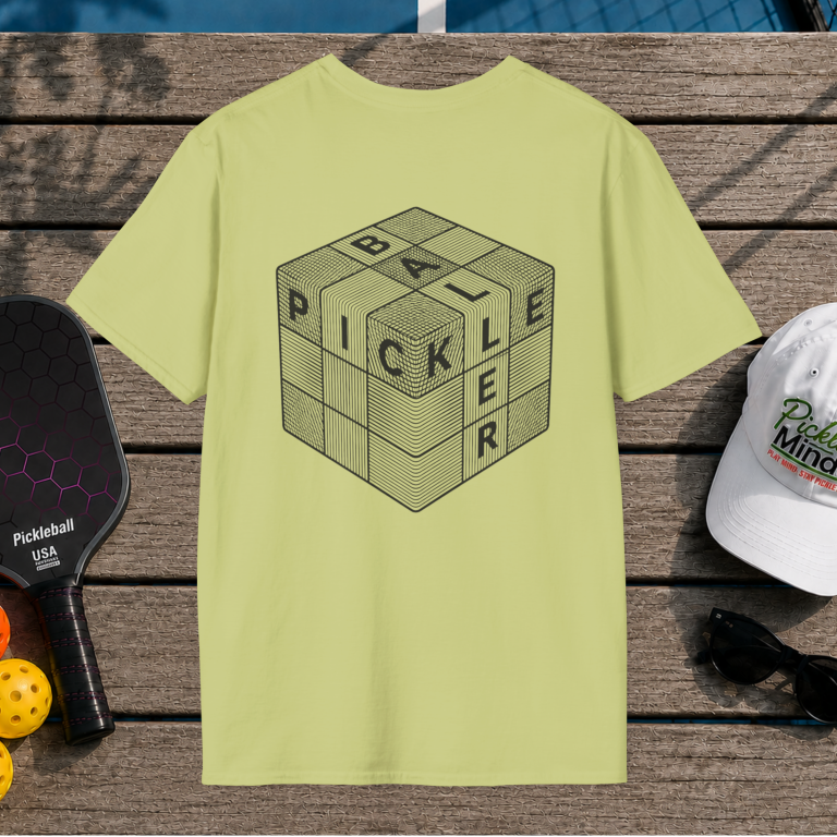 Pickleballer Cube (Back Print)
