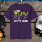 Pickleball Improves Memory (Back Print)