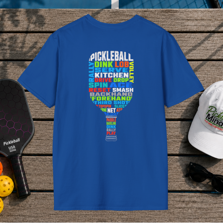 Pickleball Paddle (Back Print)