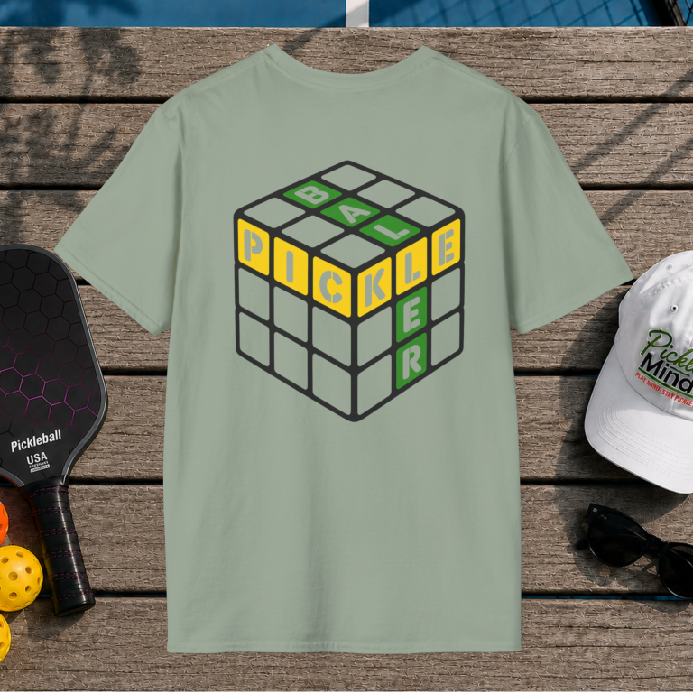 Pickleballer Cube (Back Print)