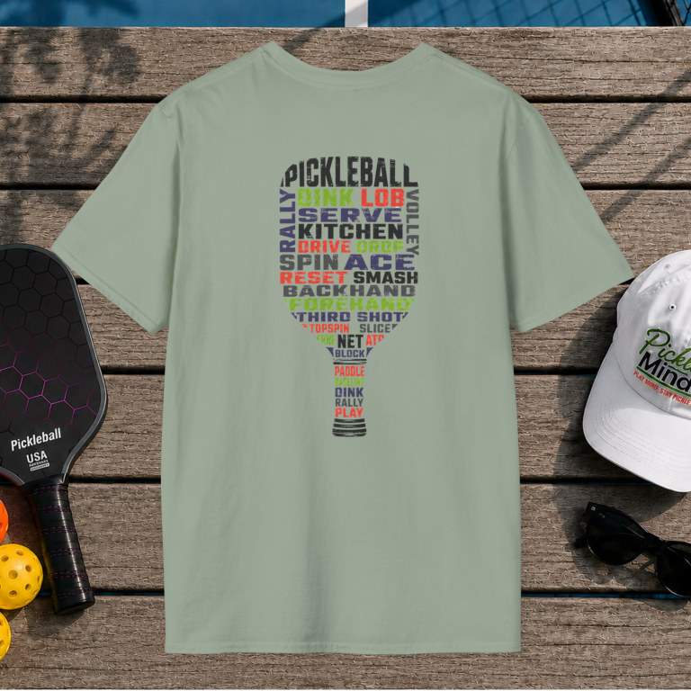 PIckleball Paddle (Back Print)