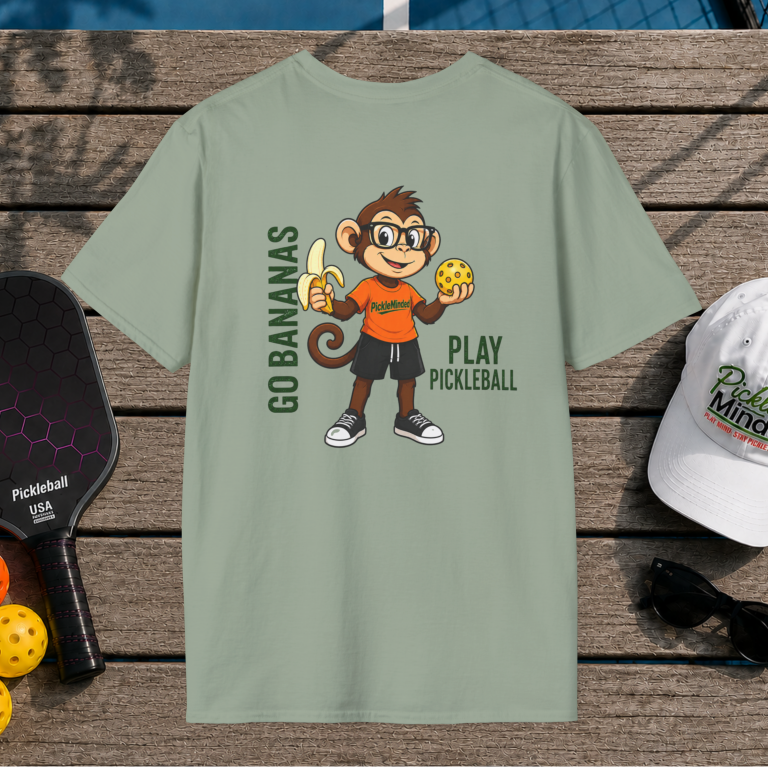 Go Bananas. Play Pickleball. (Back Print)