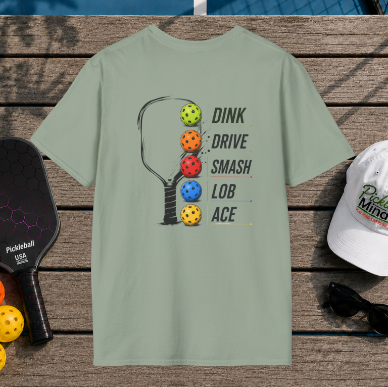 Dink Drive Smash Lob Ace (Back Print)
