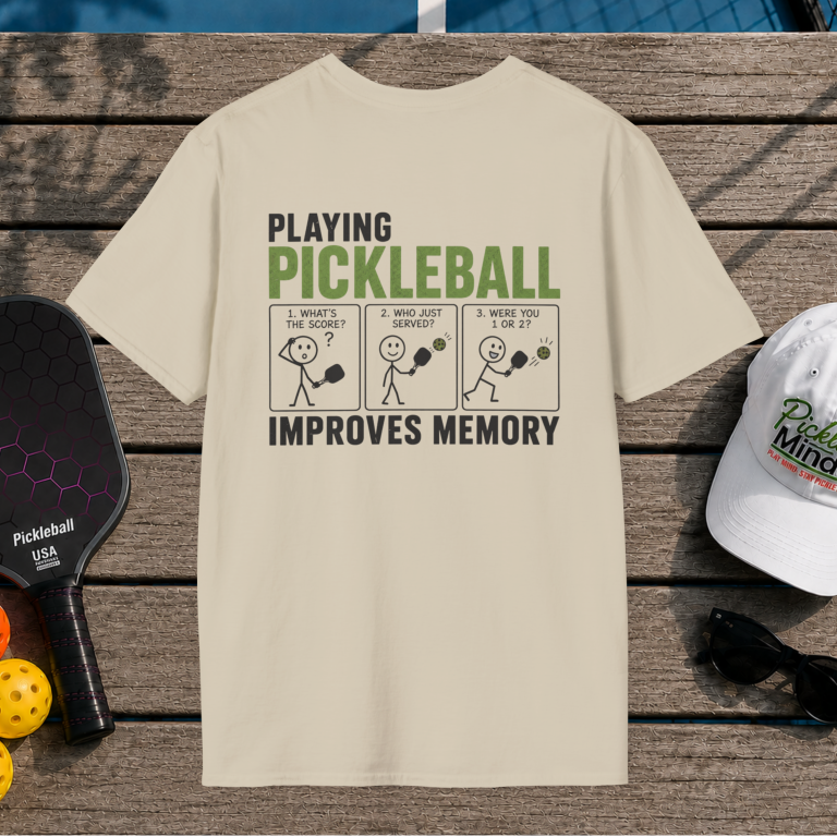 Pickleball Improves Memory (Back Print)